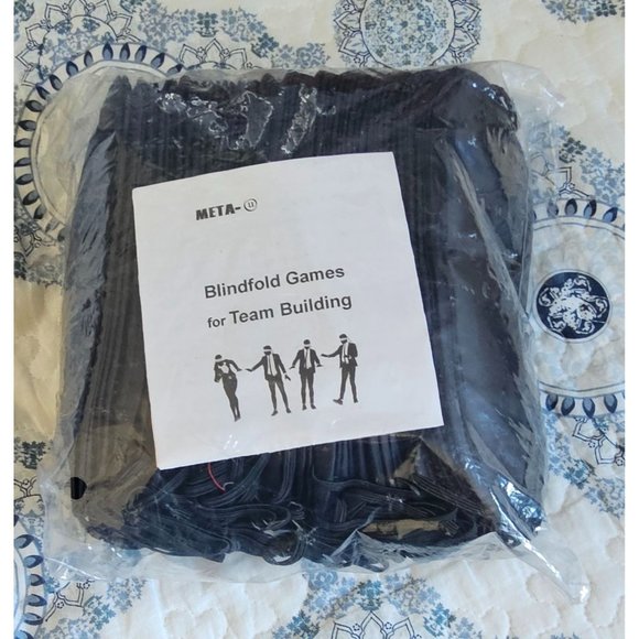 Meta-U 50 Pieces‎ Eye Masks with Instructions - Blindfold Games - Picture 3 of 4